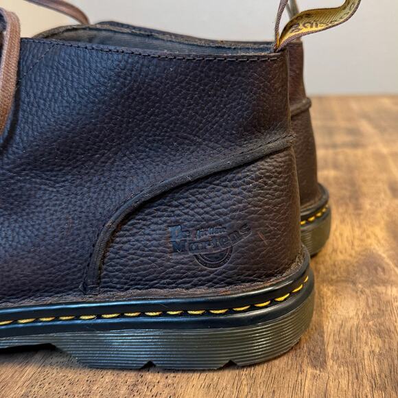Doc Martens Men’s Sussex Chukka Ankle Boot Show Pebble Leather Brown US 12 EU 46 - Picture 5 of 10